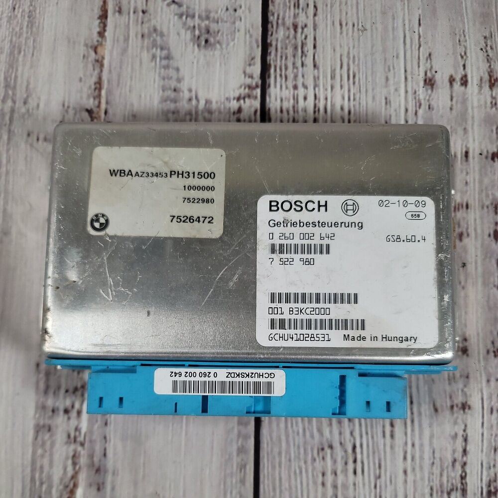 02-05 BMW 325i E46 M56 TRANSMISSION‎ CONTROL MODULE UNIT TCU TCM 7526472